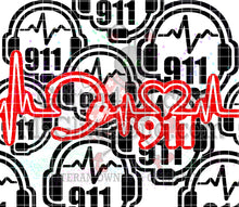 Load image into Gallery viewer, First Responder Set 20 oz Straight Tumbler Template
