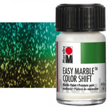 Load image into Gallery viewer, Marabu Easy Marble® Glitter Blue-Green-Gold
