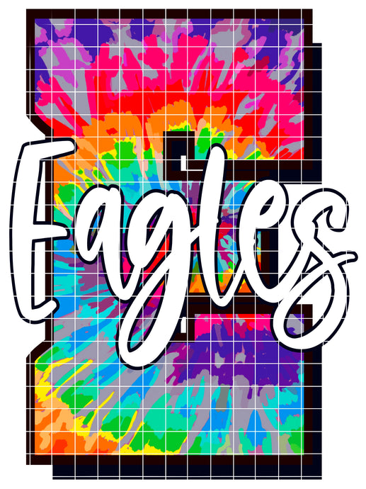 Eagles E Tie Dye