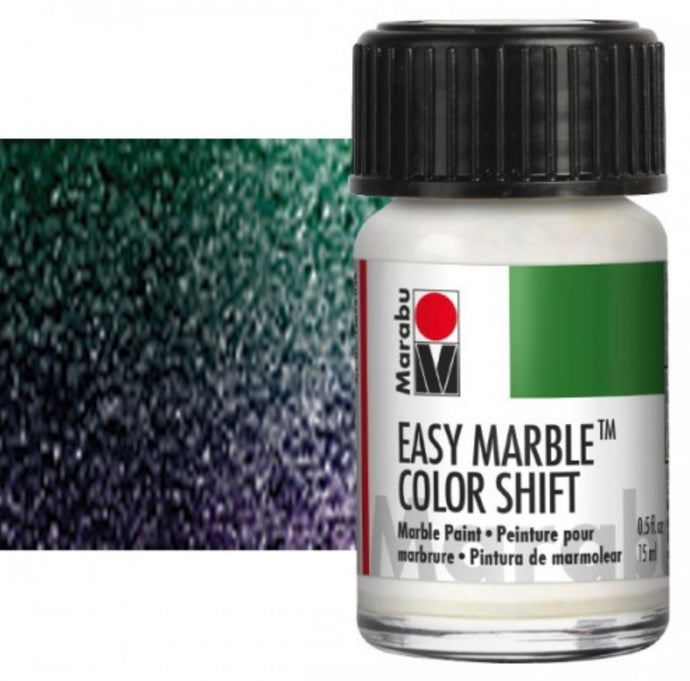 Marabu Easy Marble® Metallic Green-Violet-Silver