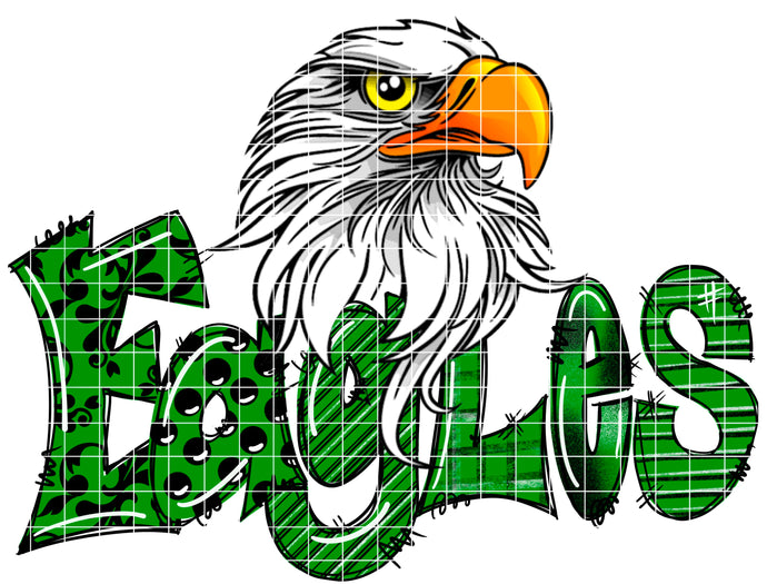 Eagles Doodle Letters