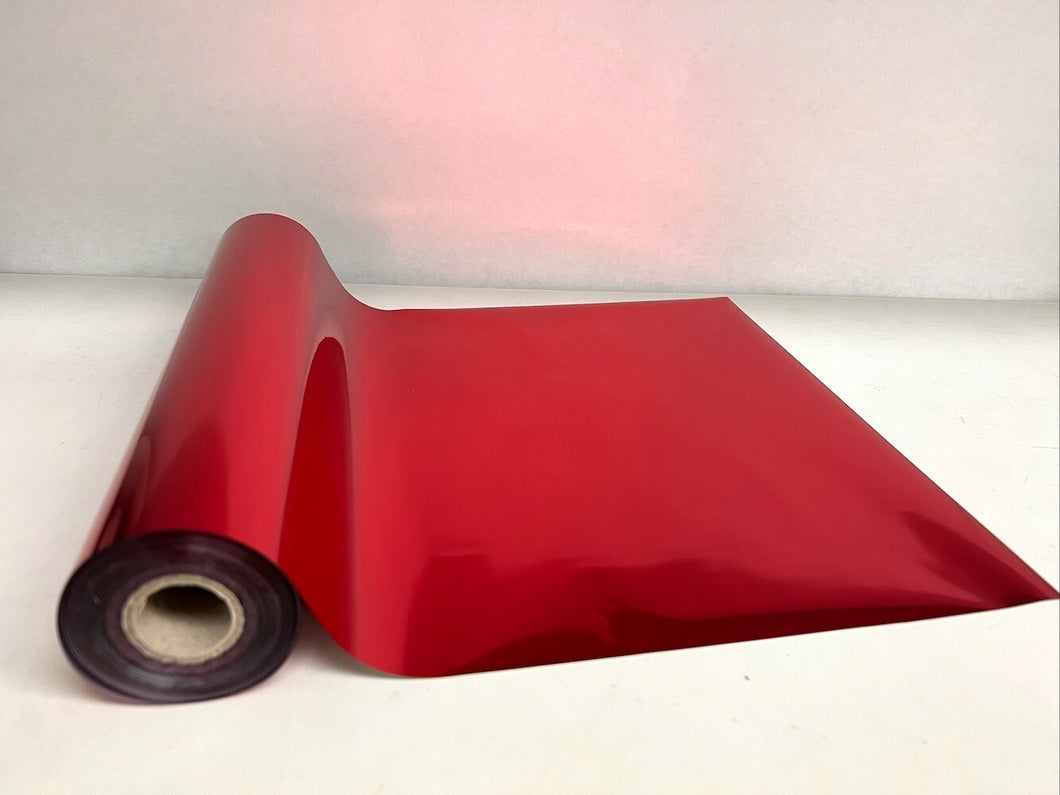 Rosey Red Metallic Foil Sheet