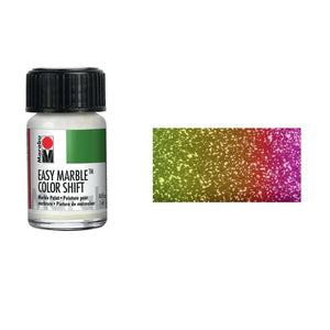 Marabu Easy Marble® Glitter Green-Red-Gold