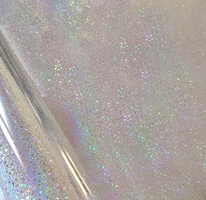 Glitter Stars Silver Metallic Foil Sheet