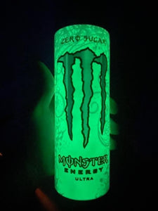 Sublimation Tumbler 20oz Skinny Glow In The Dark Green
